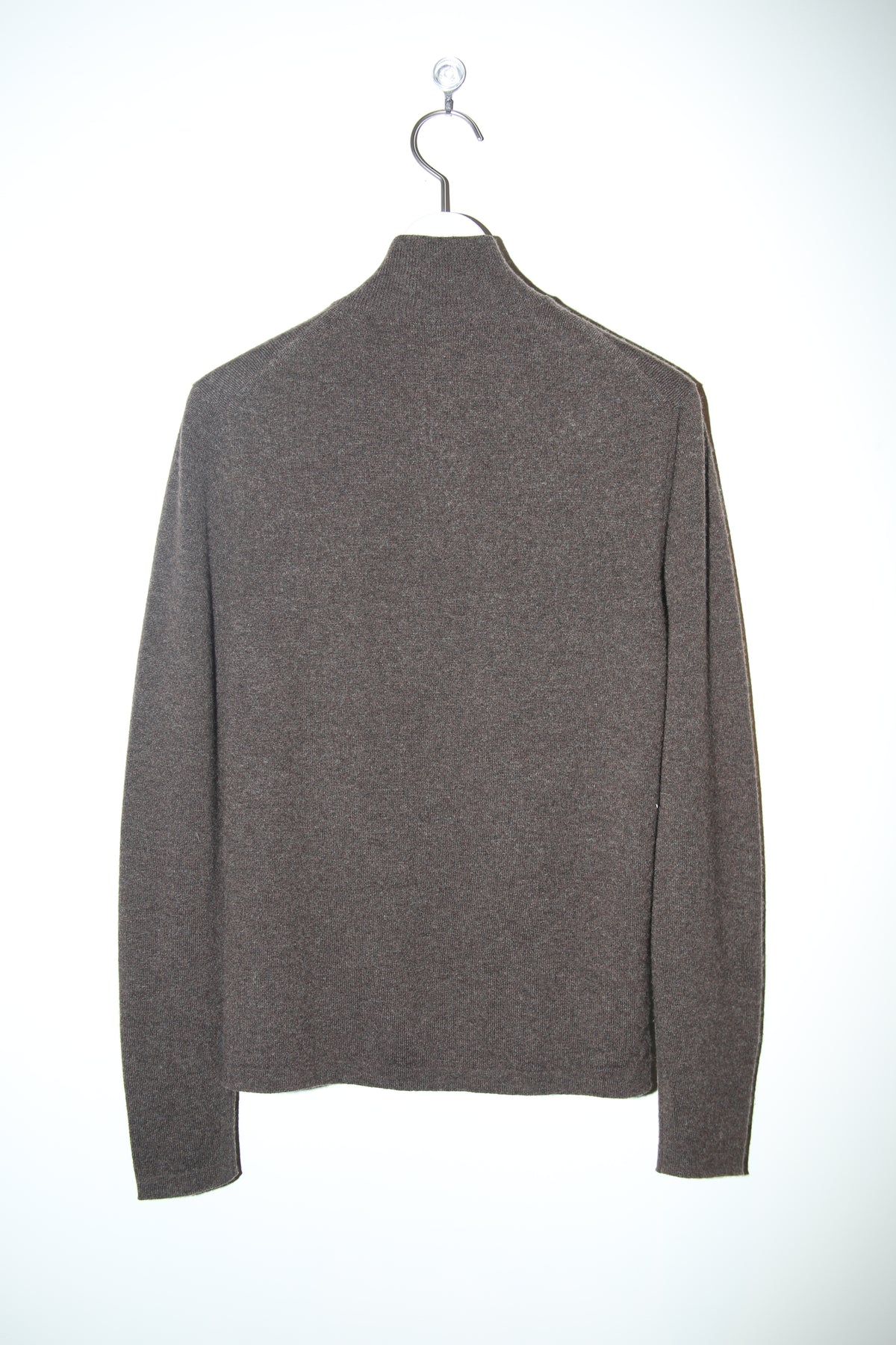 2000 HERMES BY JEAN PAUL GAULTIER / CASHMERE DRIVERS SWEATER WITH DOUBLE CADENA ZIPPER