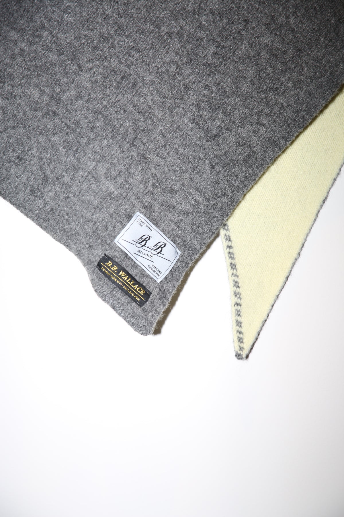 B.B. WALLACE / ADAMS BANDANA IN FLANNEL GREY