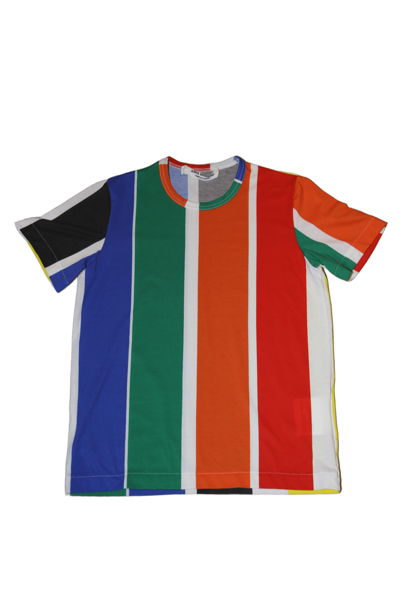 2000 JUNYA WATANABE / CRAZY STRIPE PRINT T-SHIRT
