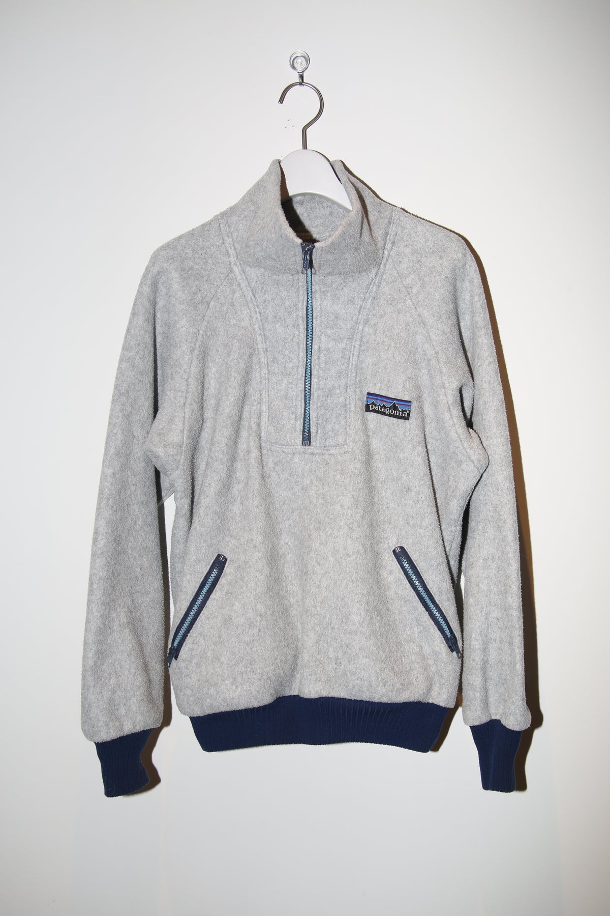1980 PATAGONIA / FLEECE PULLOVER JACKET IN GREY