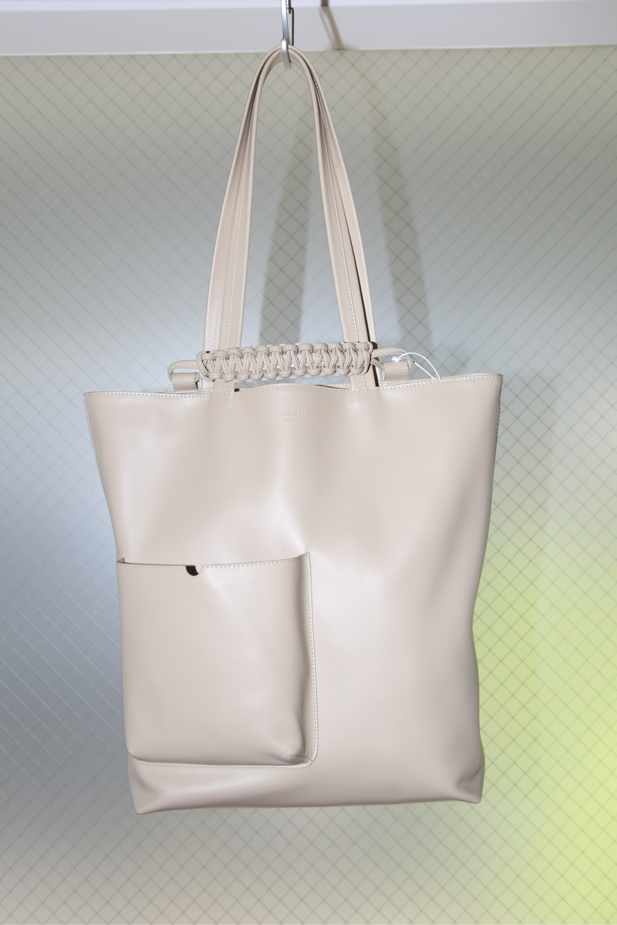 SAGAN VIENNA / PAZAR BOOK TOTE IN BEIGE