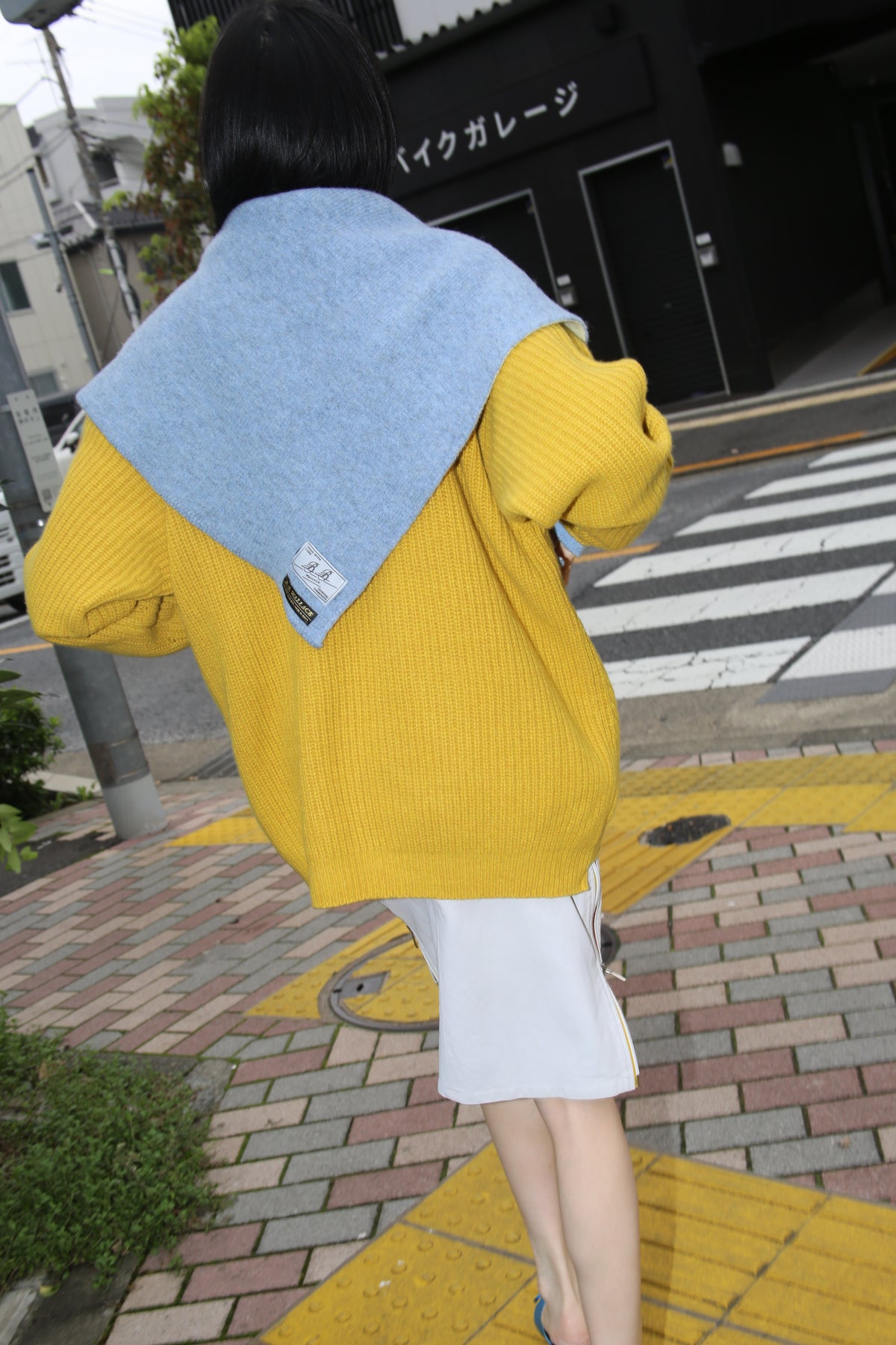 B.B. WALLACE / ADAMS BANDANA IN PALE BLUE