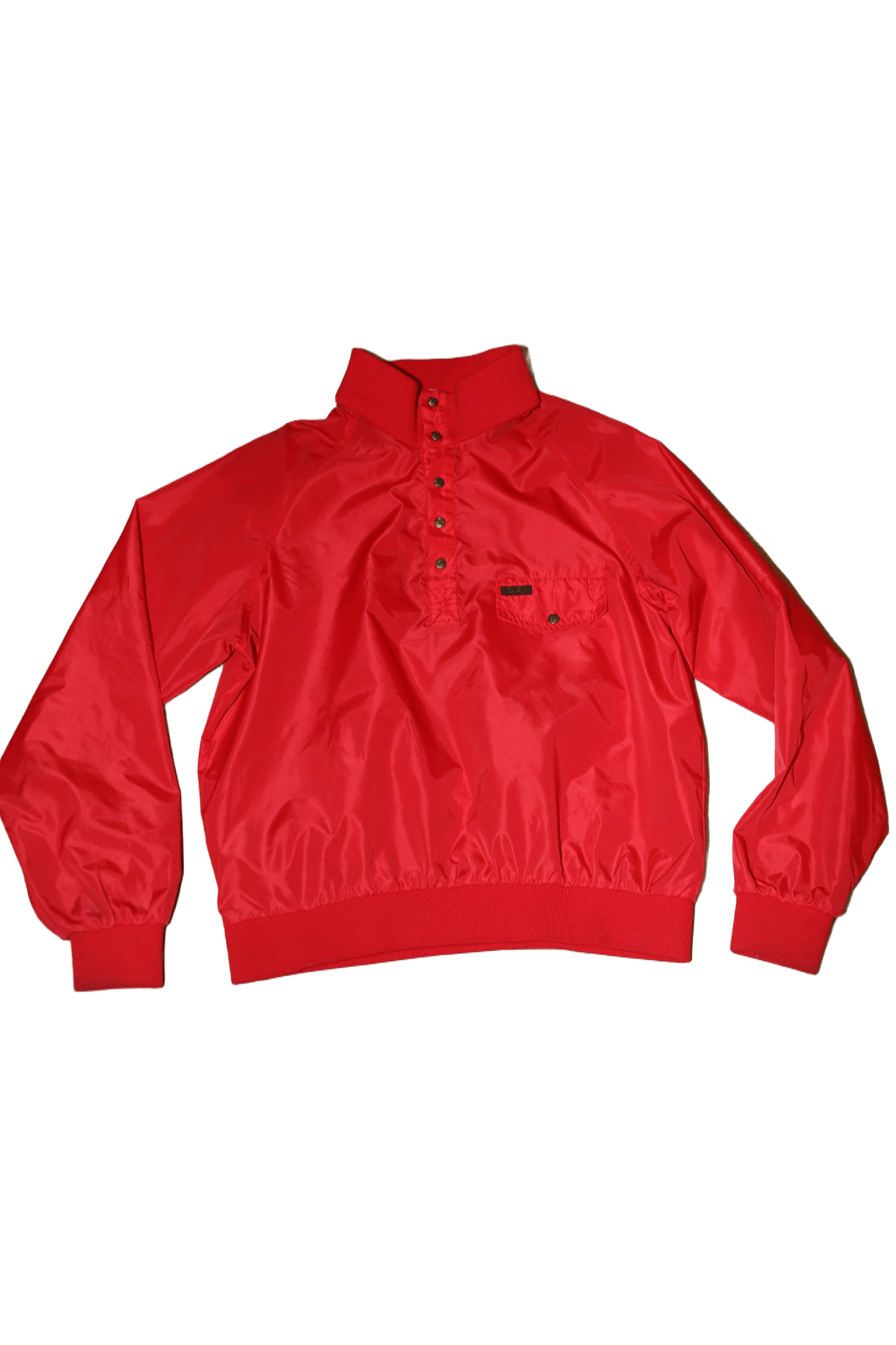 1970 EDDIE BAUER / NYLON PULLOVER SHIRT IN RED