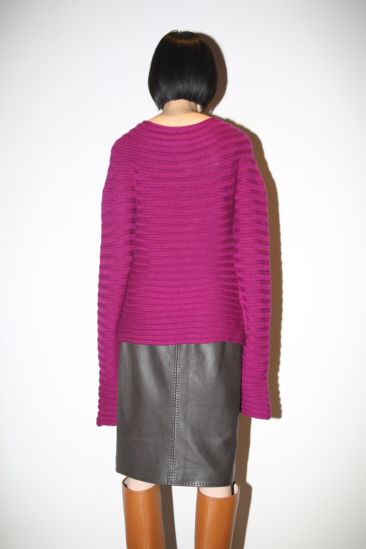 1990 YOHJI YAMAMOTO / YOKE KNITTING WOOL RIB SWEATER