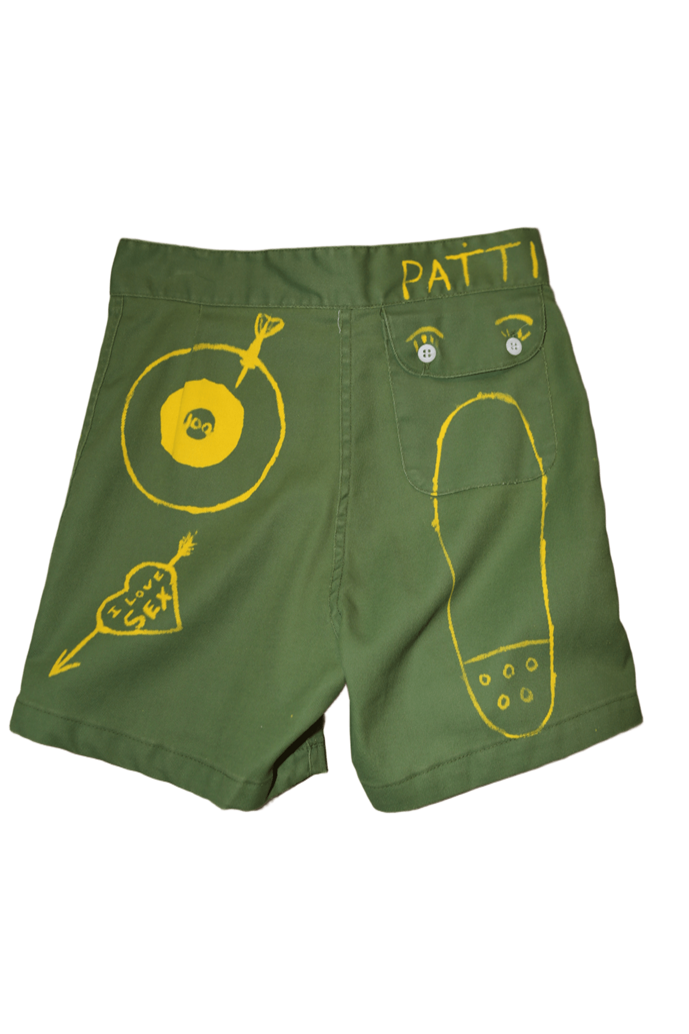 1960 VINTAGE / MEMORIAL BLEACH SHORTS IN COTTON