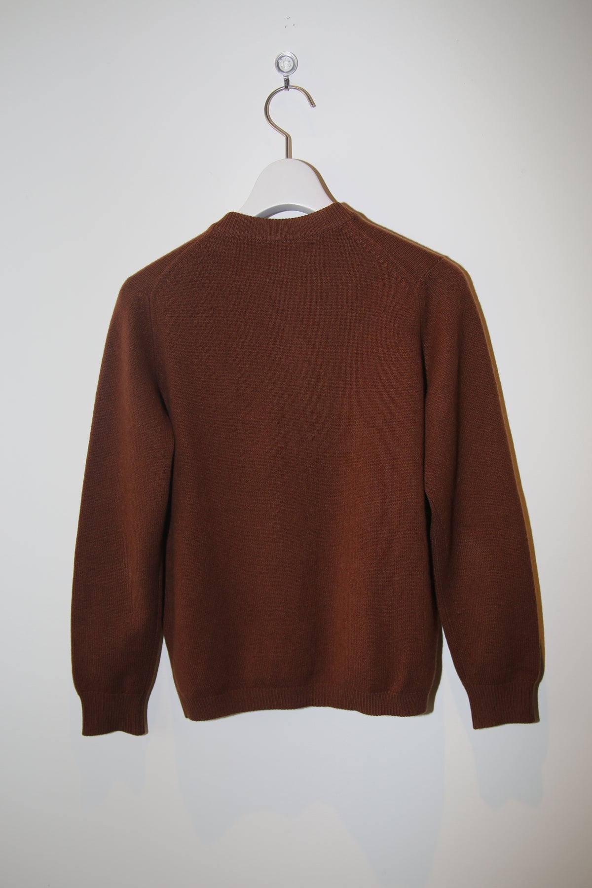 1980 BALLANTYNE / CASHMERE KNIT CARDIGAN IN BROWN