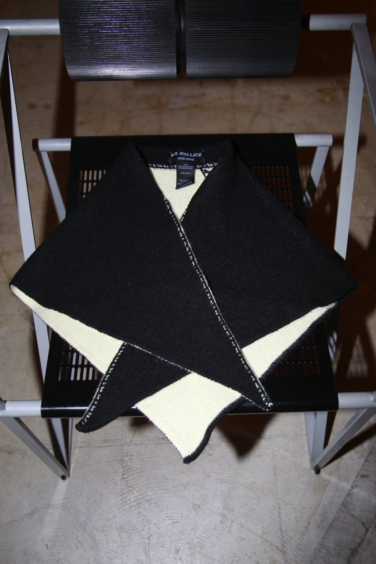B.B. WALLACE / ADAMS BANDANA IN BLACK