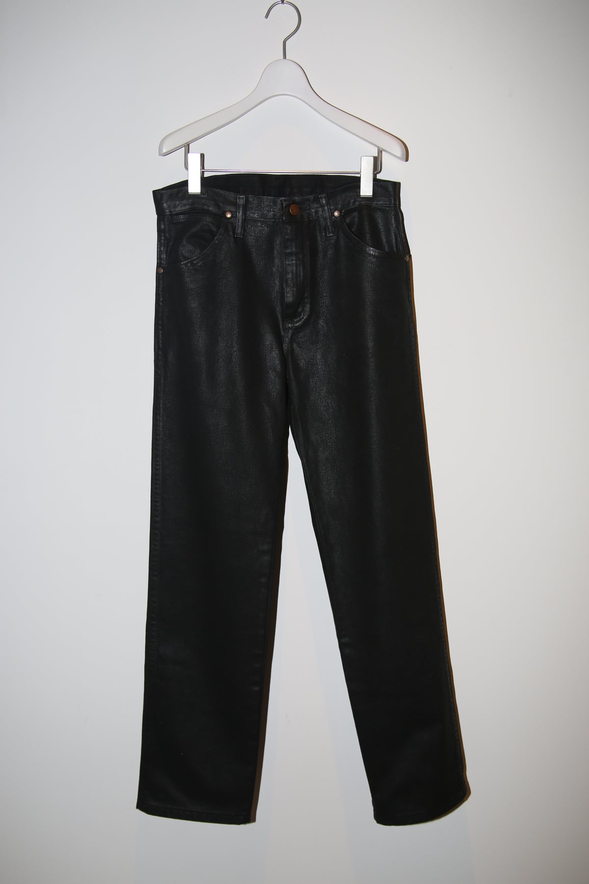 2000 WRANGLER / COATING BLACK DENIM PANTS