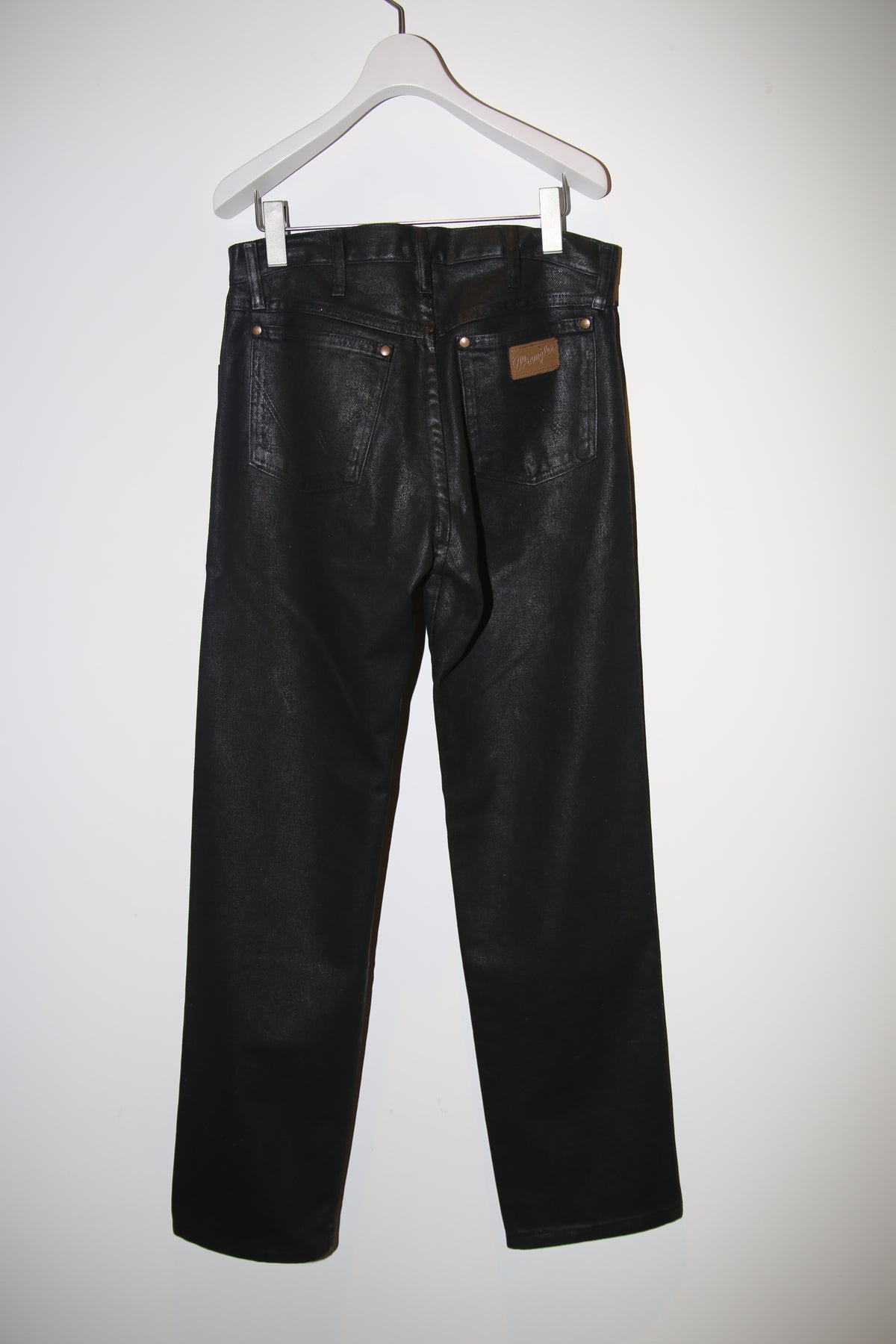 2000 WRANGLER / COATING BLACK DENIM PANTS
