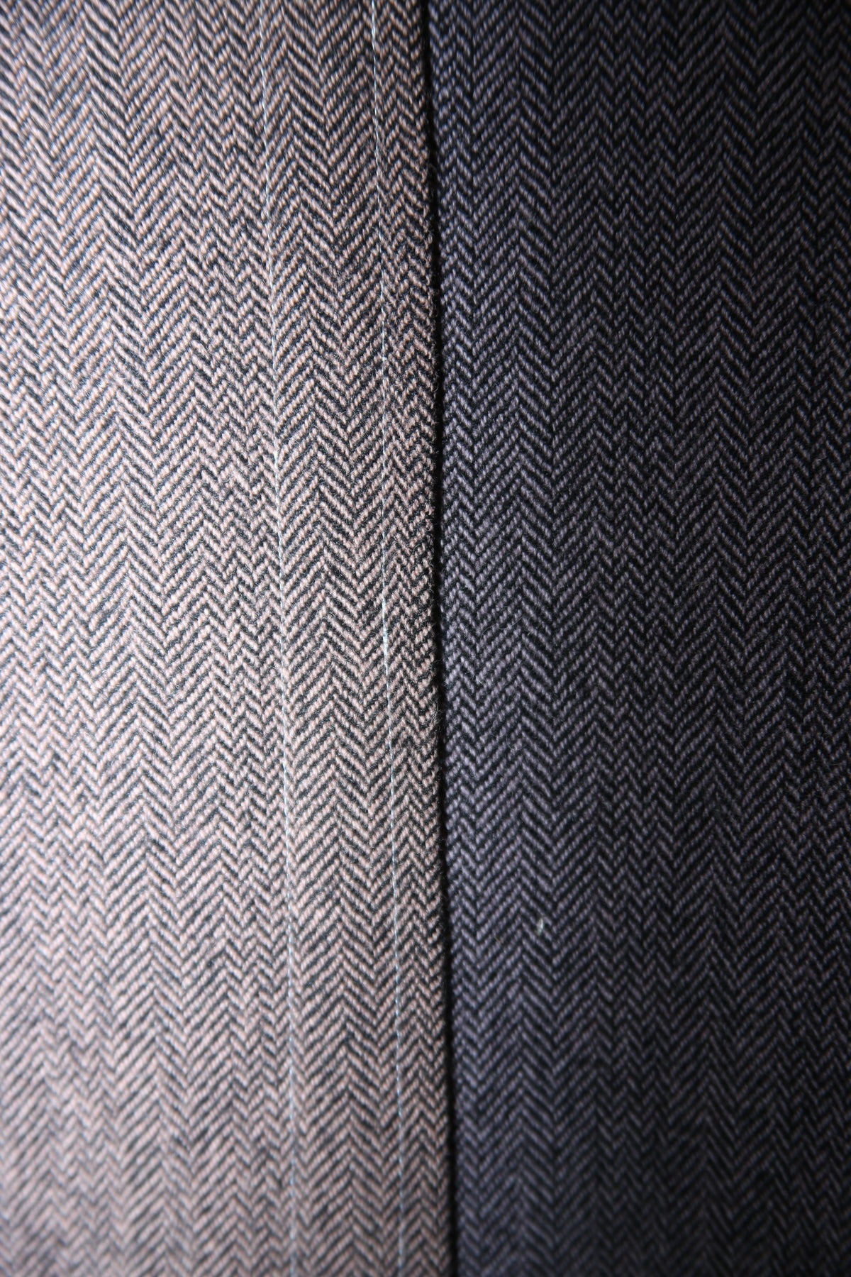 2000 COMME DES GARCONS HOMME / 50-50 HERRINGBORNE WOOL TWEED COAT
