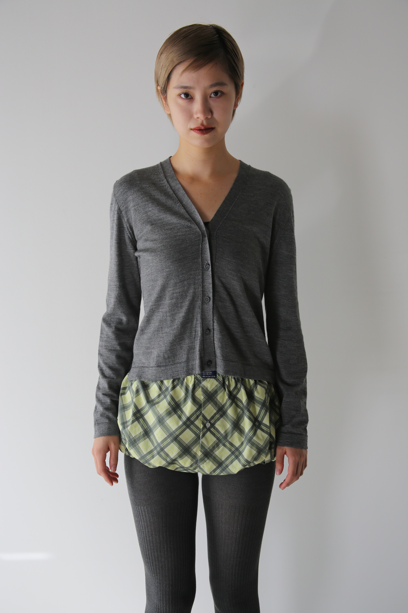 2011 MIU MIU / WOOL KNIT CARDIGAN WITH RIBBON