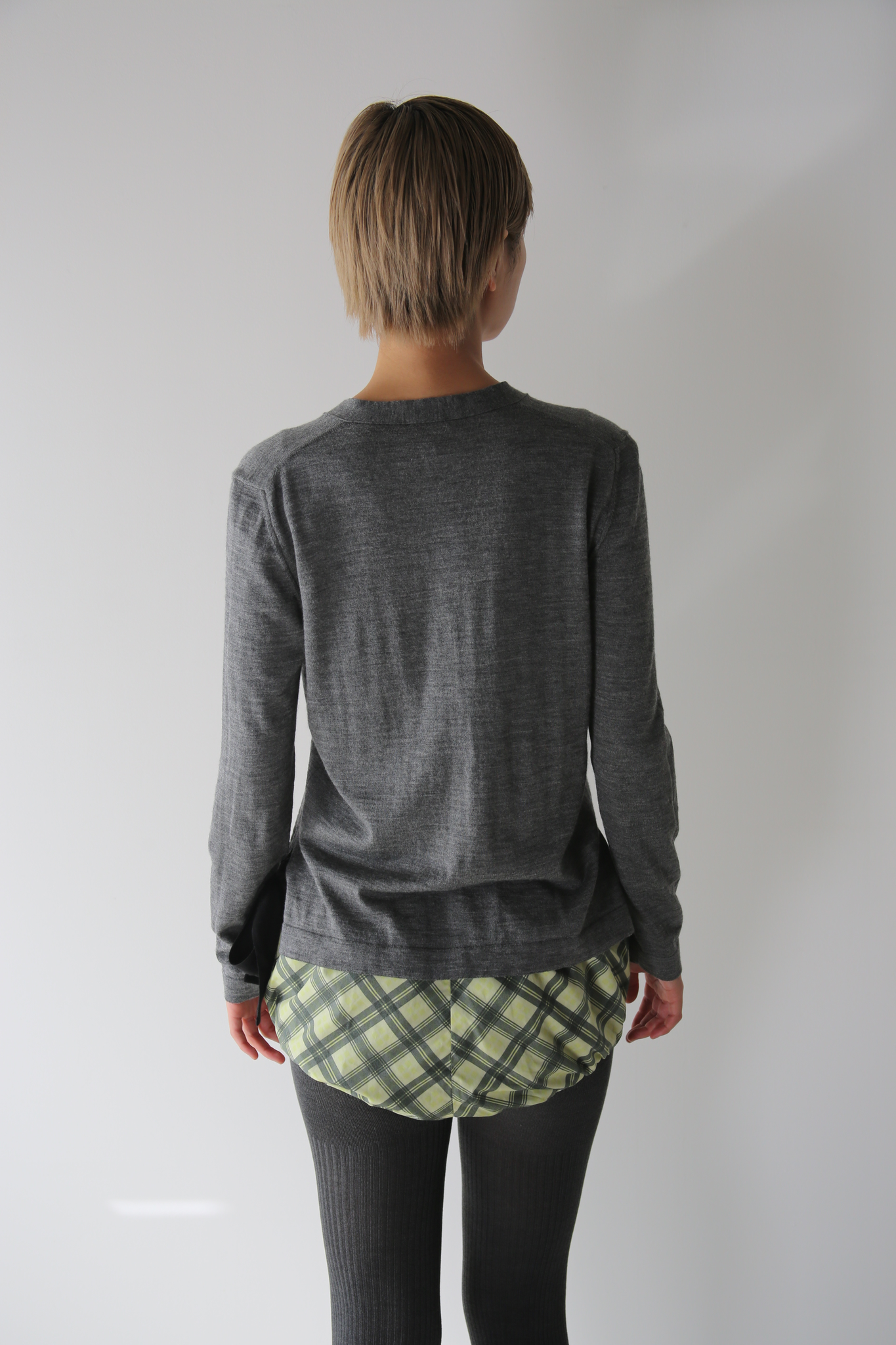 2011 MIU MIU / WOOL KNIT CARDIGAN WITH RIBBON