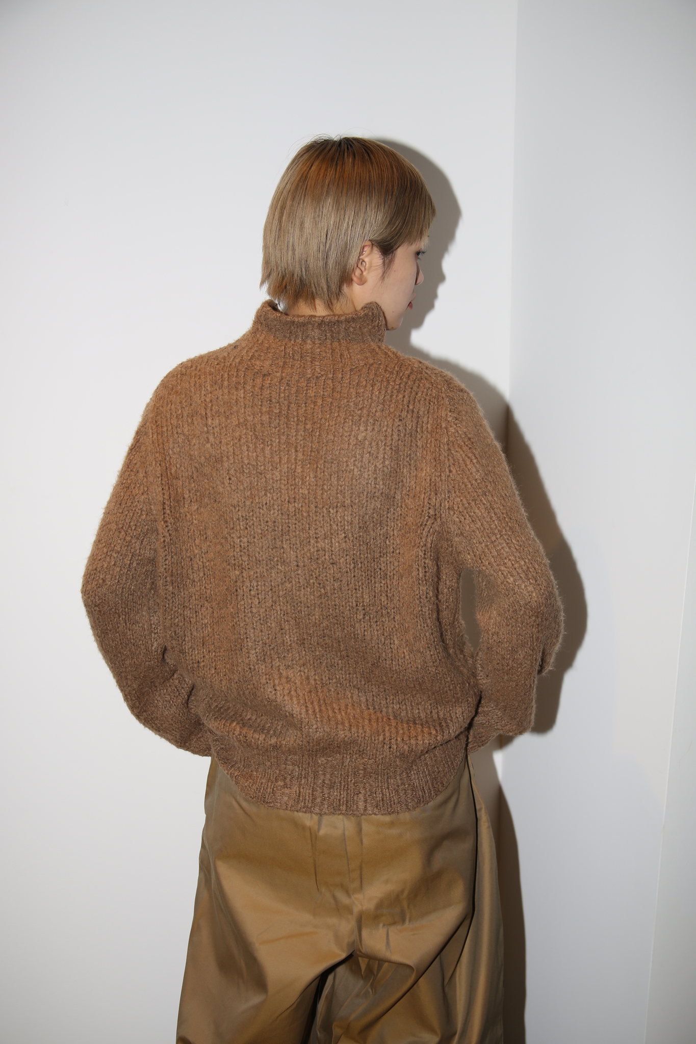 2000 DRIES VAN NOTEN / CAMEL HAIR KNIT SWEATER