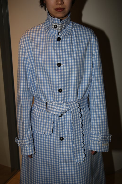 TSTS / SPEECH BUBBLES BELTED CAR COAT