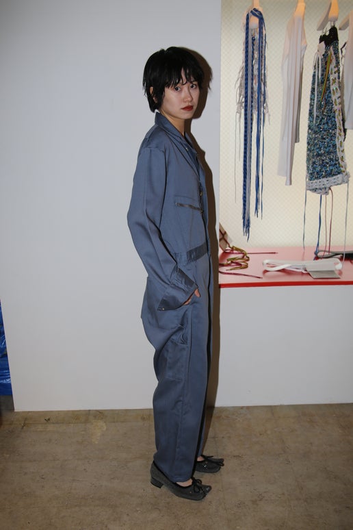 1970 VINTAGE / UNIFORM JUMPSUIT IN PETROL