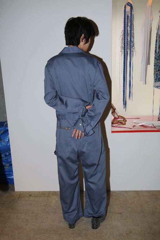 1970 VINTAGE / UNIFORM JUMPSUIT IN PETROL