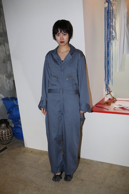 1970 VINTAGE / UNIFORM JUMPSUIT IN PETROL