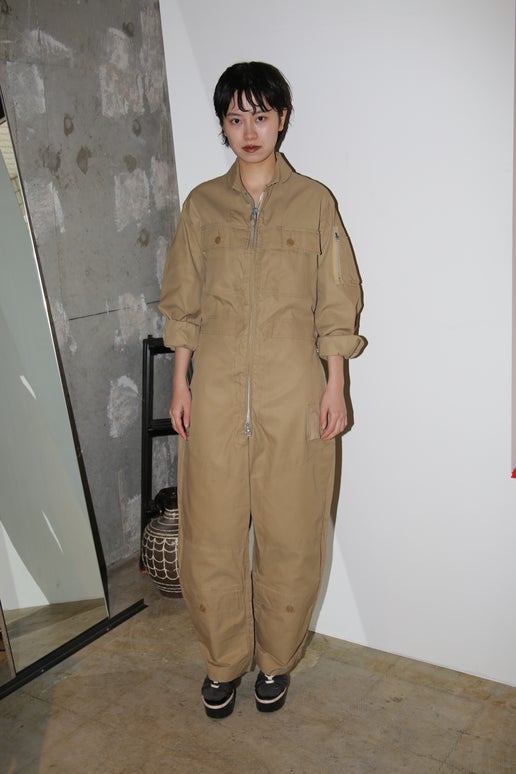 1950 USAF / SUMMMER FLYING JUMPSUIT IN POPLIN : DEADSTOCK