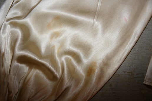 1940 VINTAGE / HIGH NECK BLOUSE WITH BISHOP SLEEVE
