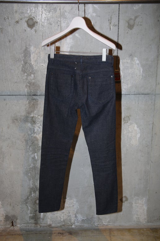 2009 MAISON MARTIN MARGIELA / STRETCH SKINNY DENIM  IN DARK NAVY