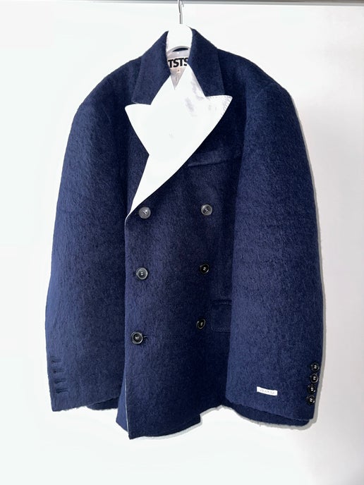 TSTS / DOUBLE BREASTED BAGGY BLAZER IN NAVY