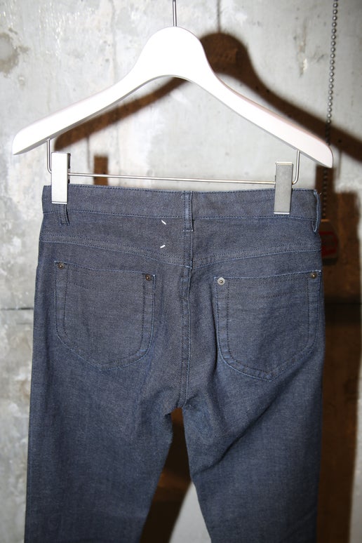 2009 MAISON MARTIN MARGIELA / STRETCH SKINNY DENIM  IN DARK NAVY