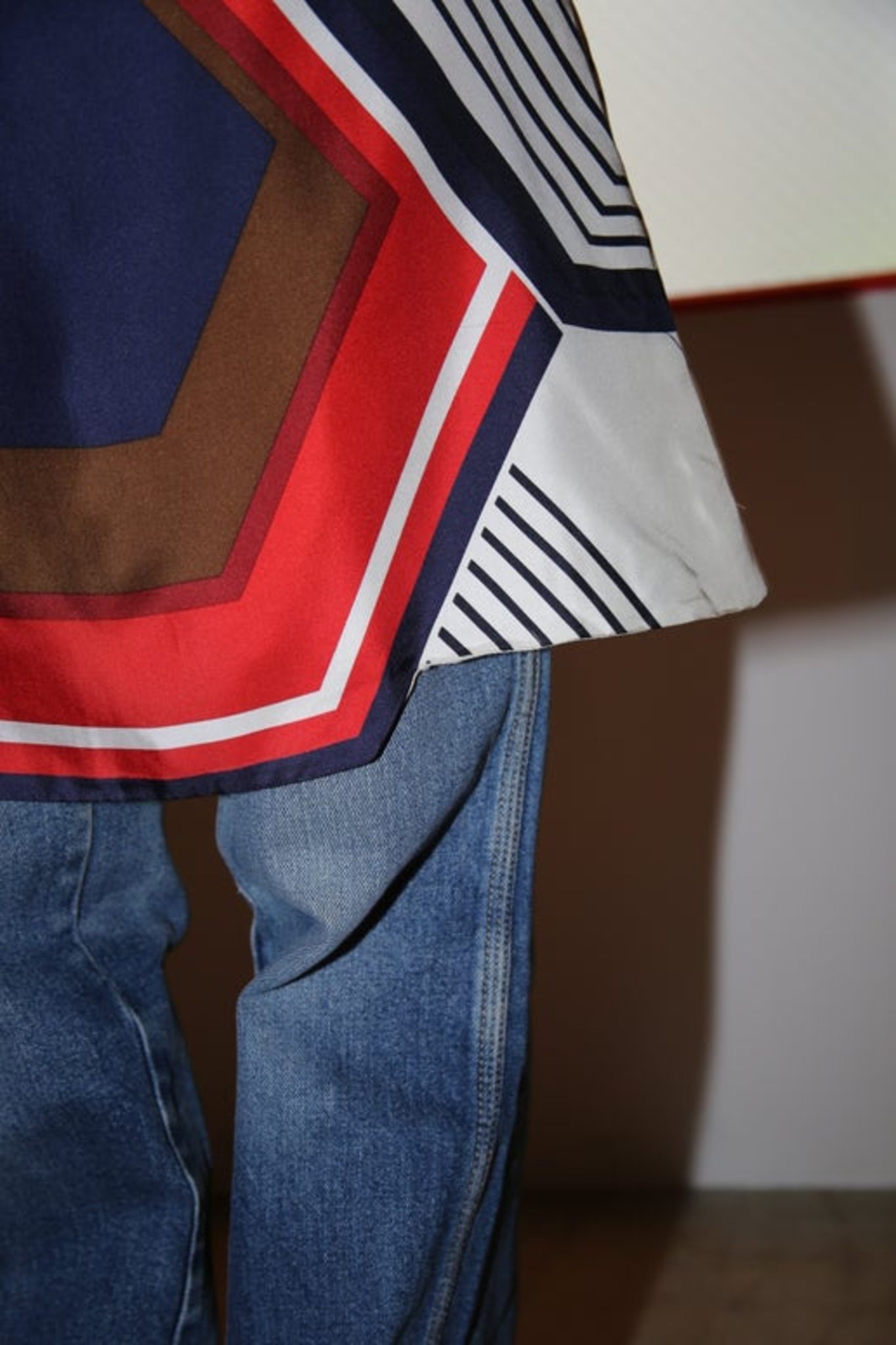 2010 MIU MIU_SILK SKIRT WITH ALL OVER PRINTED