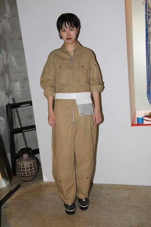 1950 USAF / SUMMMER FLYING JUMPSUIT IN POPLIN : DEADSTOCK